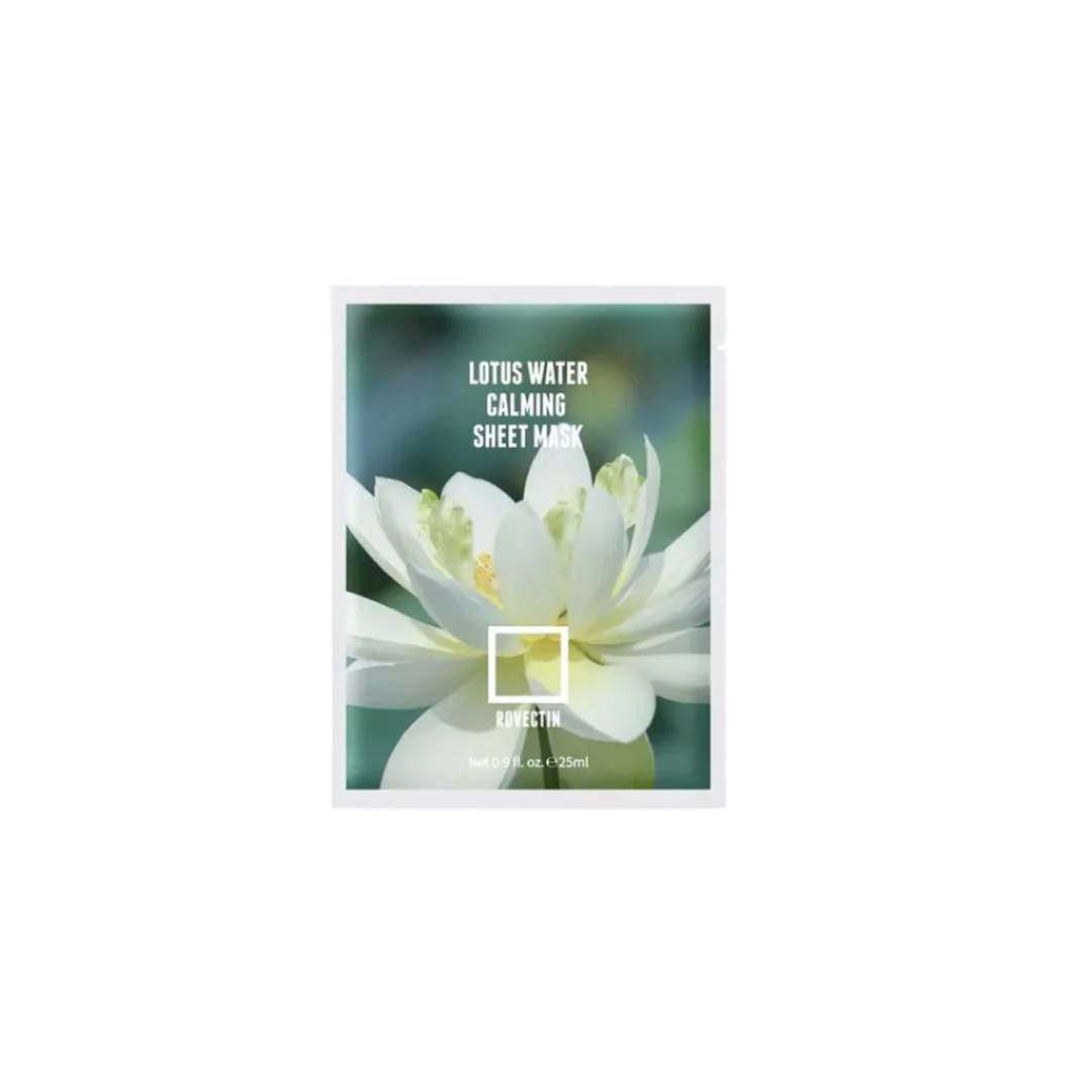 ROVECTIN Clean Lotus Water Calming Sheet Mask