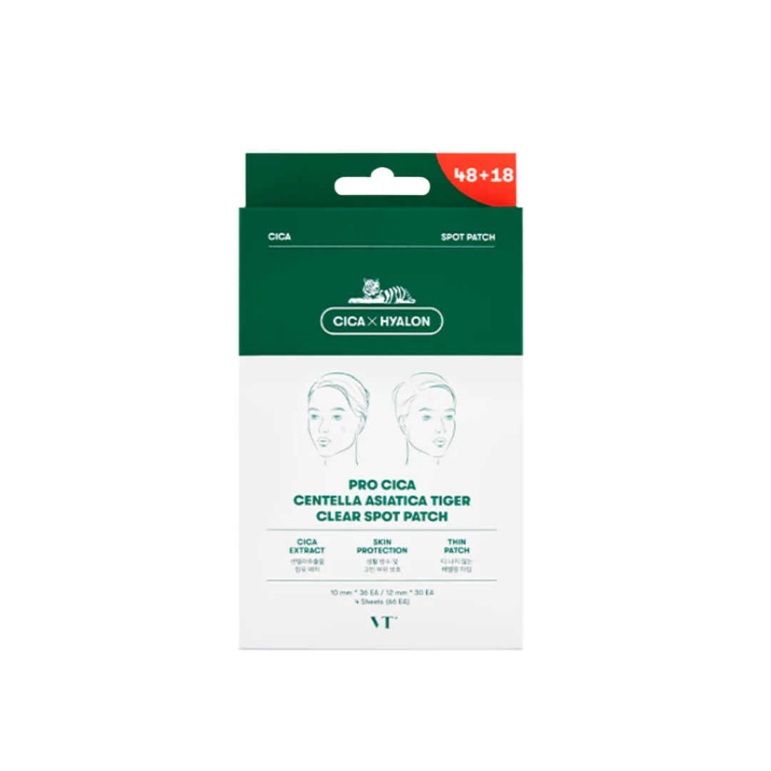 VT COSMETICS Pro Cica Centella Asiatica Tiger Clear Spot Patch Set (10mmx36ea/12mmx30ea)