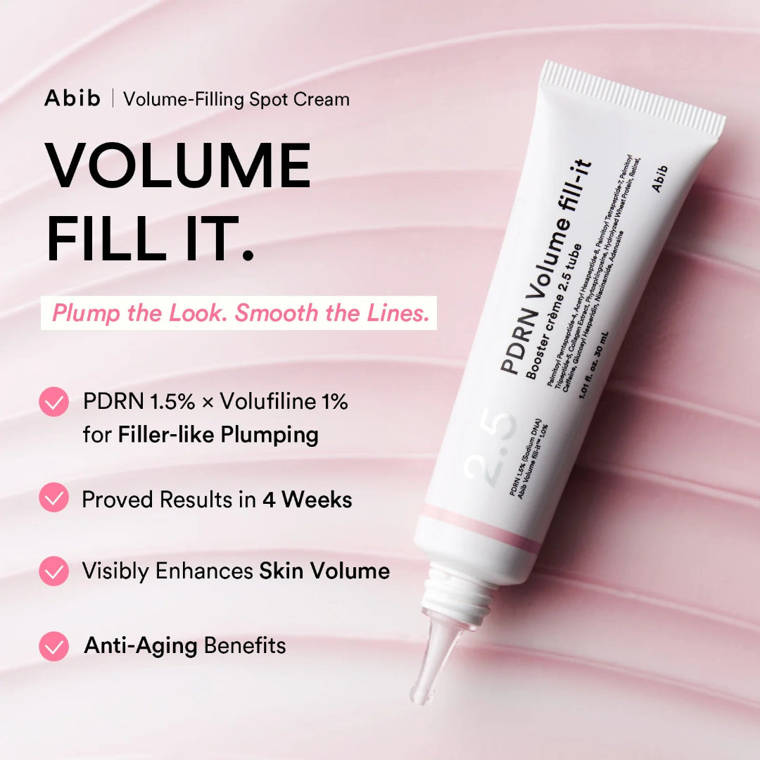 [ABIB] PDRN Volume Fill-It Booster Cream 2.5 Tube 30ML