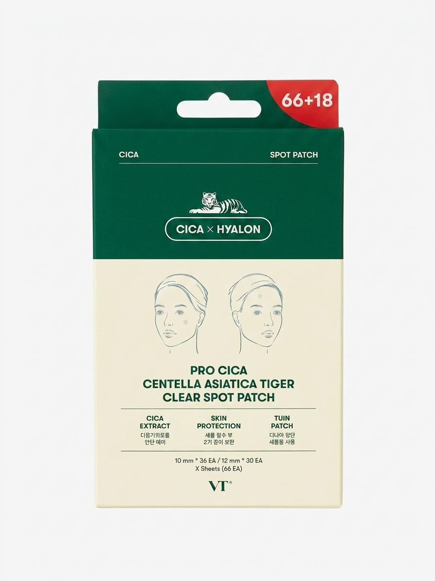 [VT COSMETICS] Pro Cica Centella Asiatica Tiger Clear Spot Patch Set (10mmx36ea/12mmx30ea)
