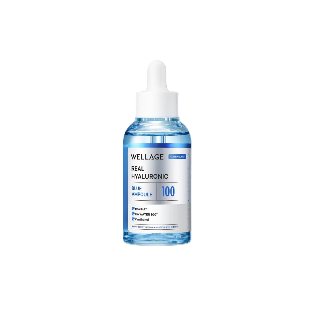 [WELLAGE] Real Hyaluronic Blue 100 Ampoule 60ML