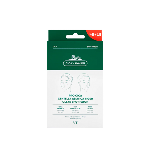VT COSMETICS Pro Cica Centella Asiatica Tiger Clear Spot Patch Set (10mmx36ea/12mmx30ea)